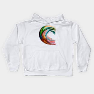 Rainbow Wave Kids Hoodie